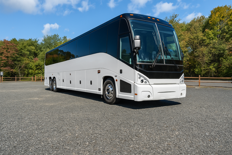 Lake Charles Coach Bus Service 56 Passenger Coach Bus