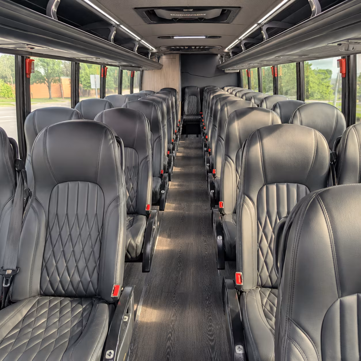 30 passenger minibus inside