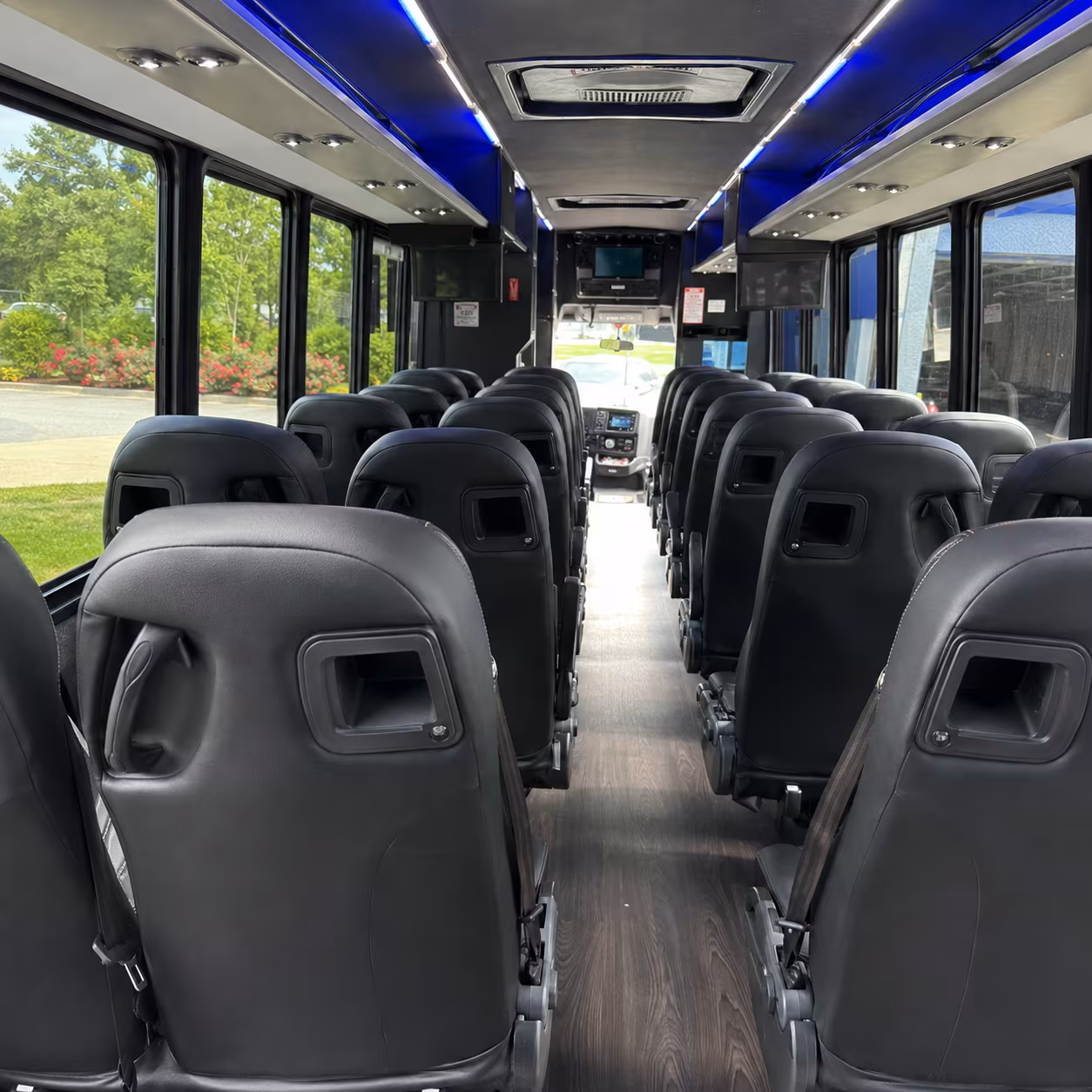 airport shuttle buses for wedding guests flying into lake charles