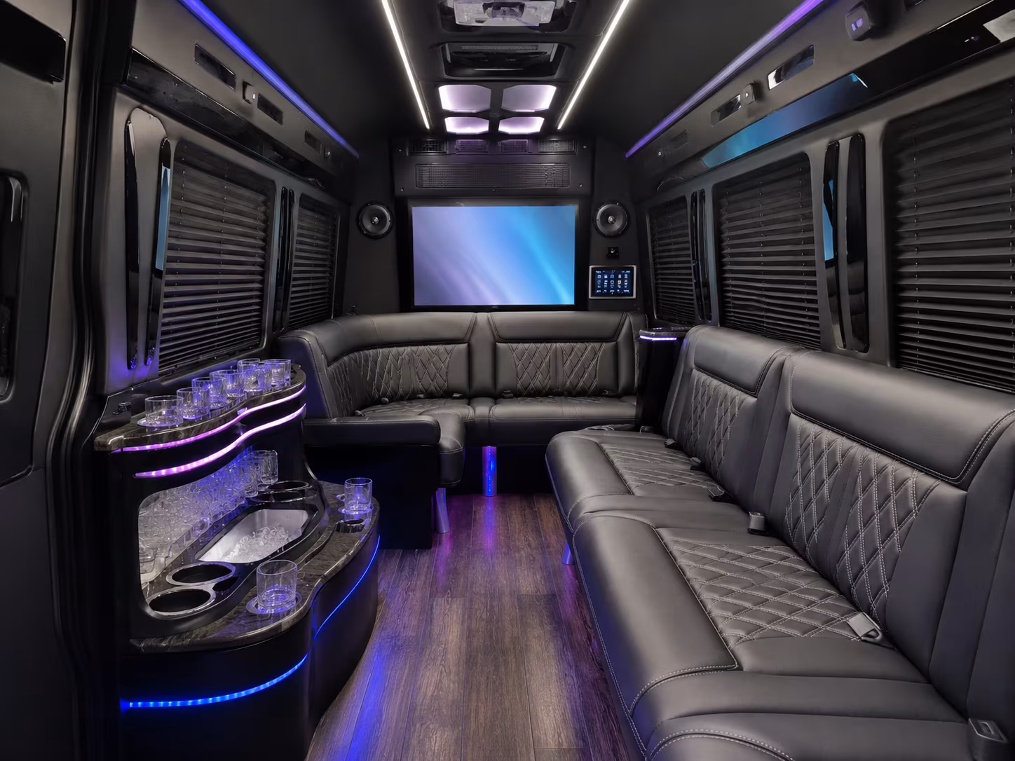bus rental options for lake charles trips