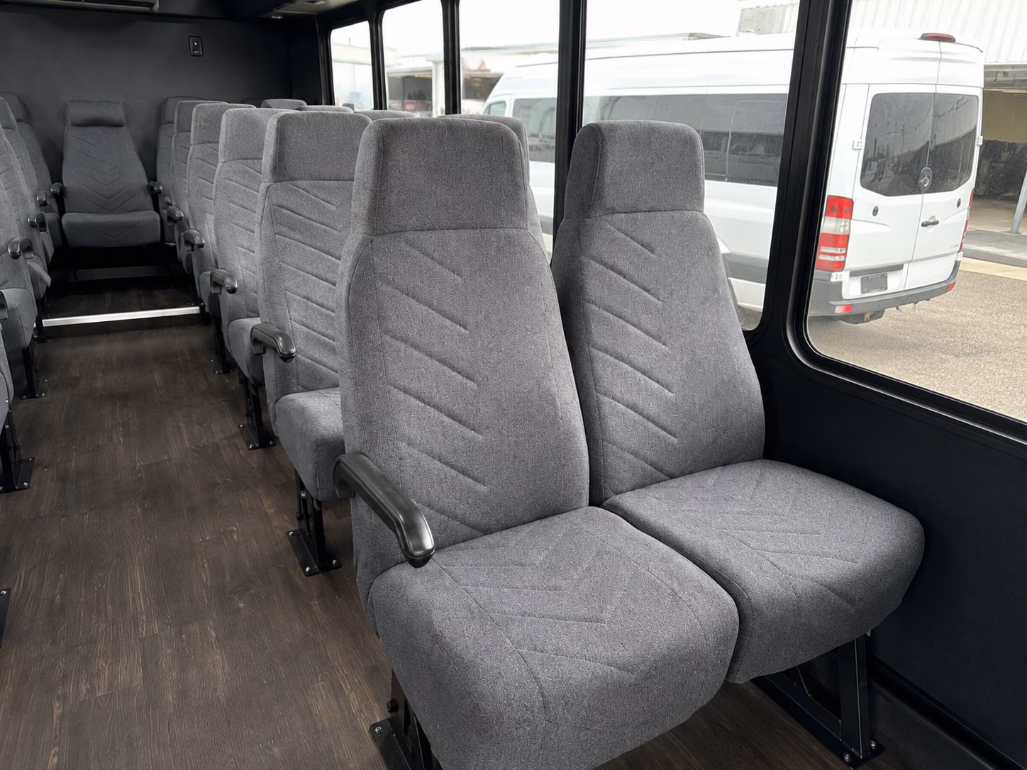 lake charles 15 passenger minibus inside