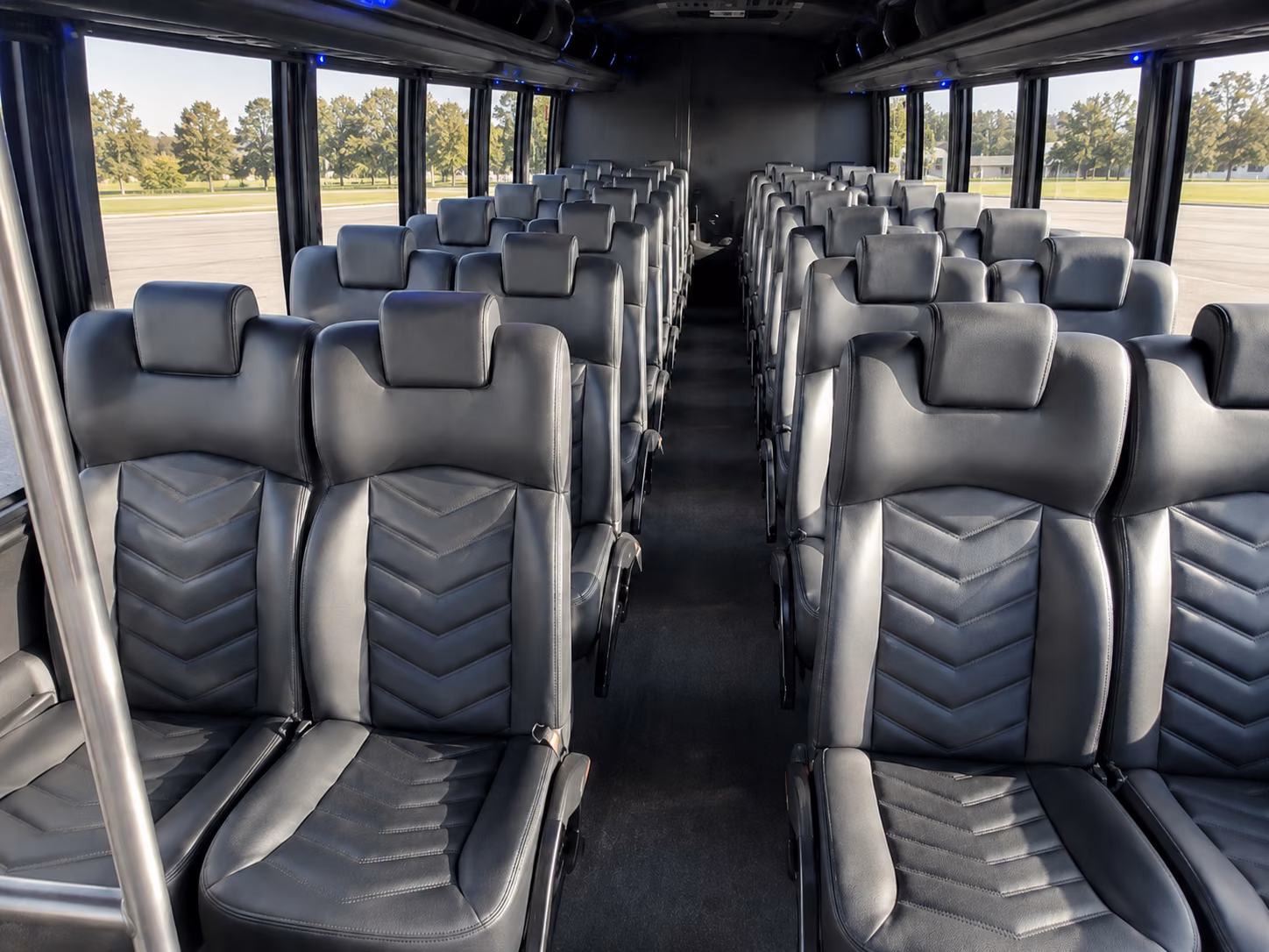 lake charles 18 passenger minibus inside