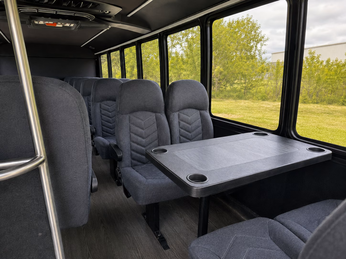 lake charles 20 passenger minibus inside