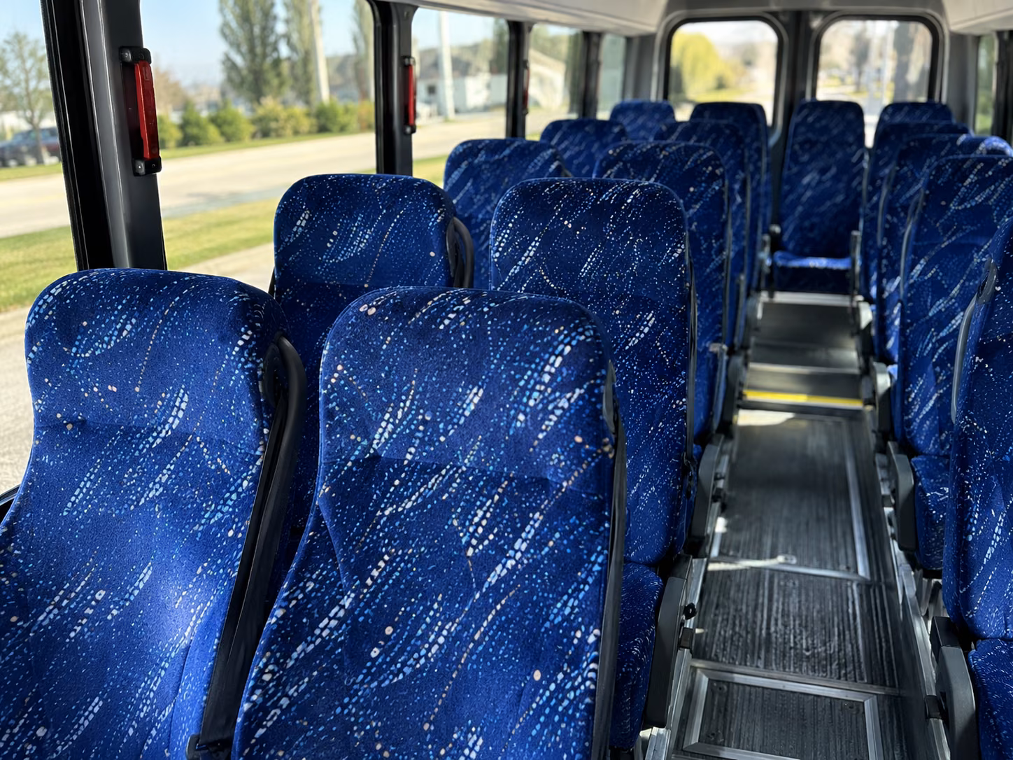 lake charles 20 passenger minibus interior