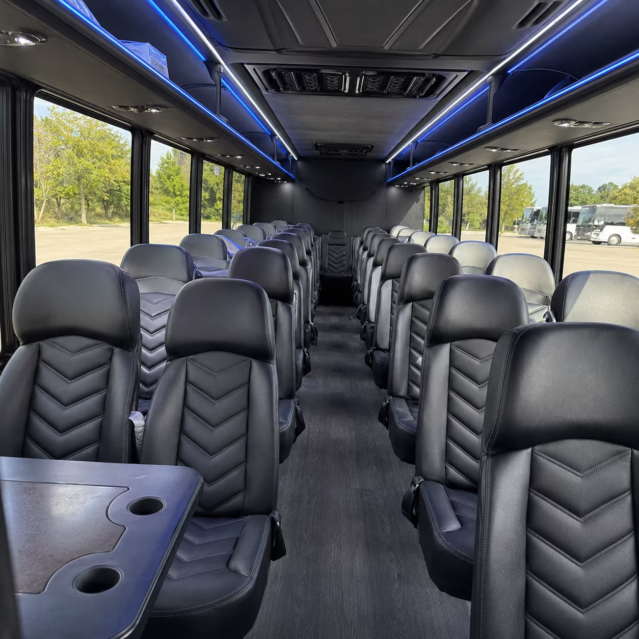 lake charles 25 passenger minibus inside