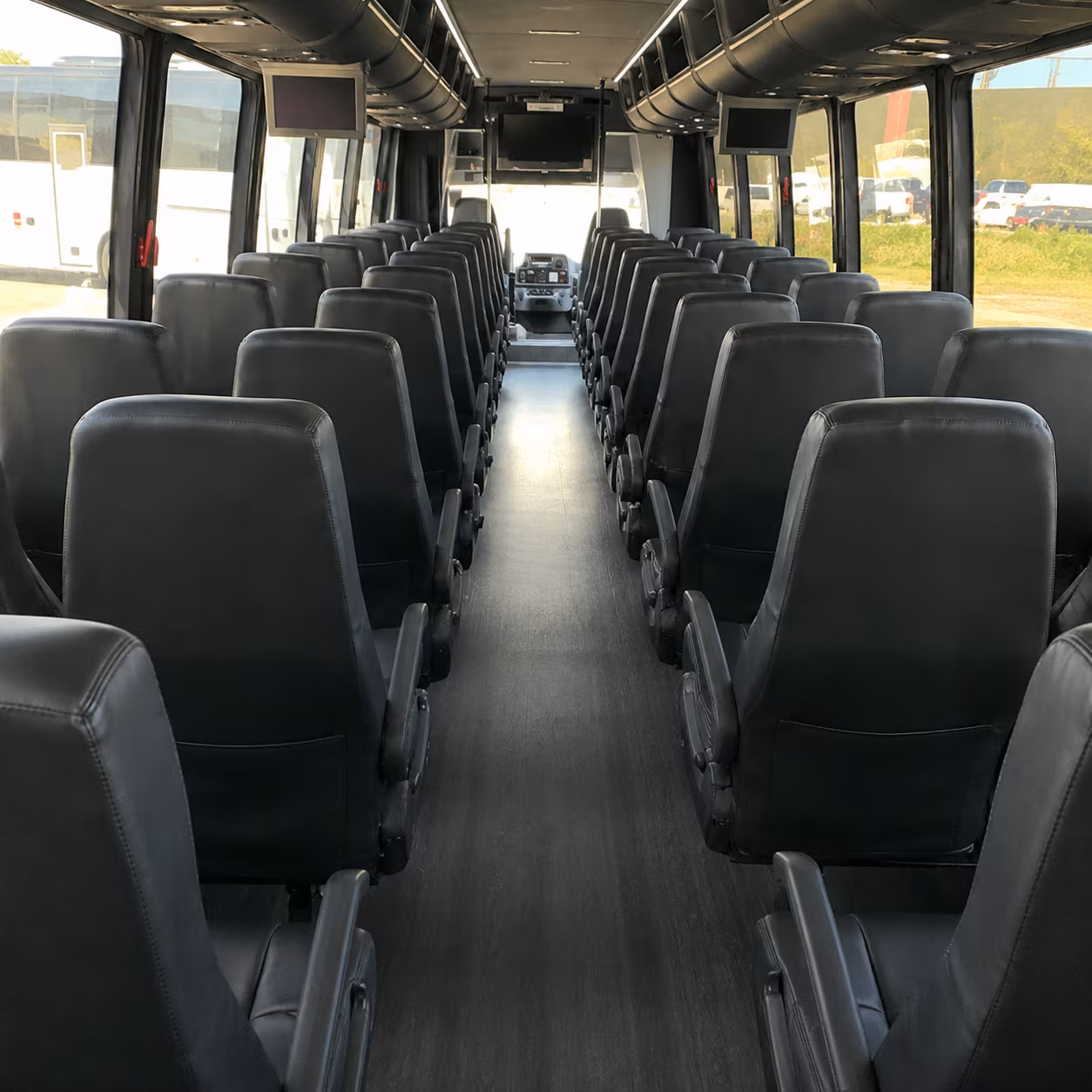 lake charles 25 passenger minibus interior