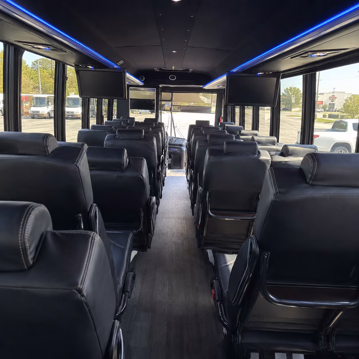 lake charles 30 passenger minibus interior