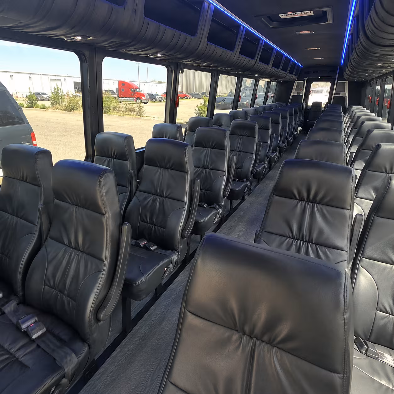 lake charles 35 passenger minibus inside