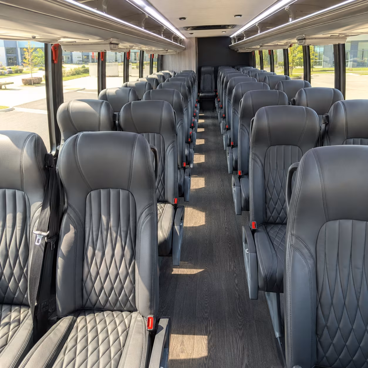 lake charles 35 passenger minibus interior