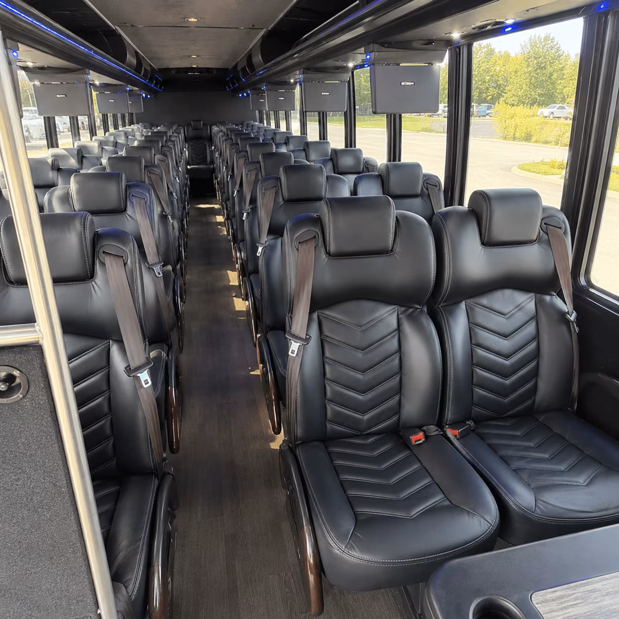 lake charles corporate event transportation onboard seating