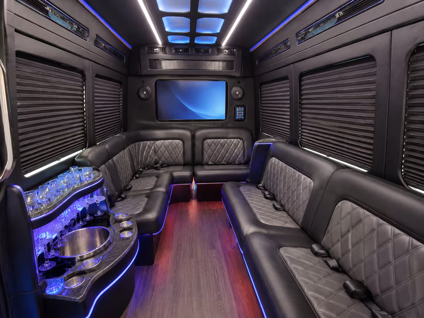 lake charles employee transportation onboard seating