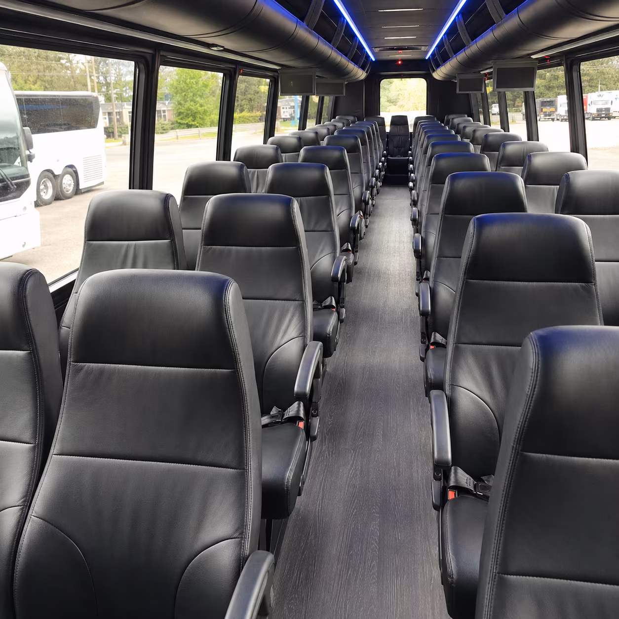 wedding guest shuttle buses between lake charles hotels and your venue